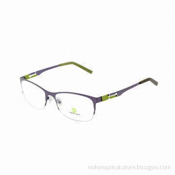 The Latest Half-rim Stainless Steel Optical Eyeglass Frame